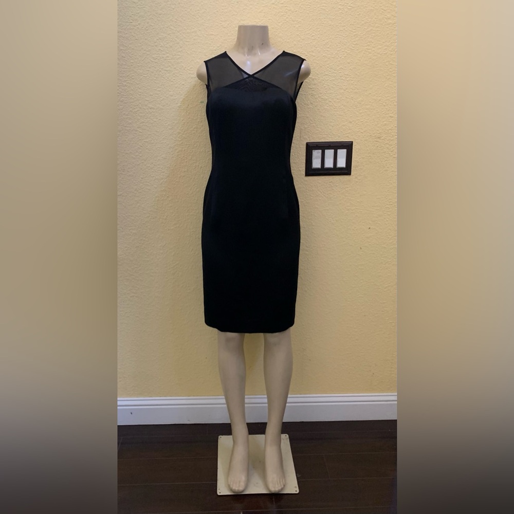 Emanuel Ungaro Size 6 Sleeveless Little Black Dress